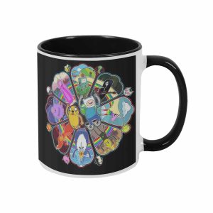 Cartoon Fantasy Art Ceramic Mug 11oz 15oz Colorful Mandala Cartoon Characters Graphic Print Microwave Safe Ergonomic Handle Ideal For Office Home Kitchen Birthday Gift Party Coffee Time